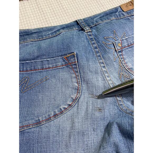 Vintage Y2K 2000s Parasuco Blue Denim Jeans 28x31 - Picture 8 of 13